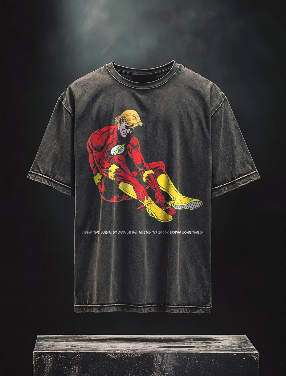 Flash 'Slow Down' Vintage Tee