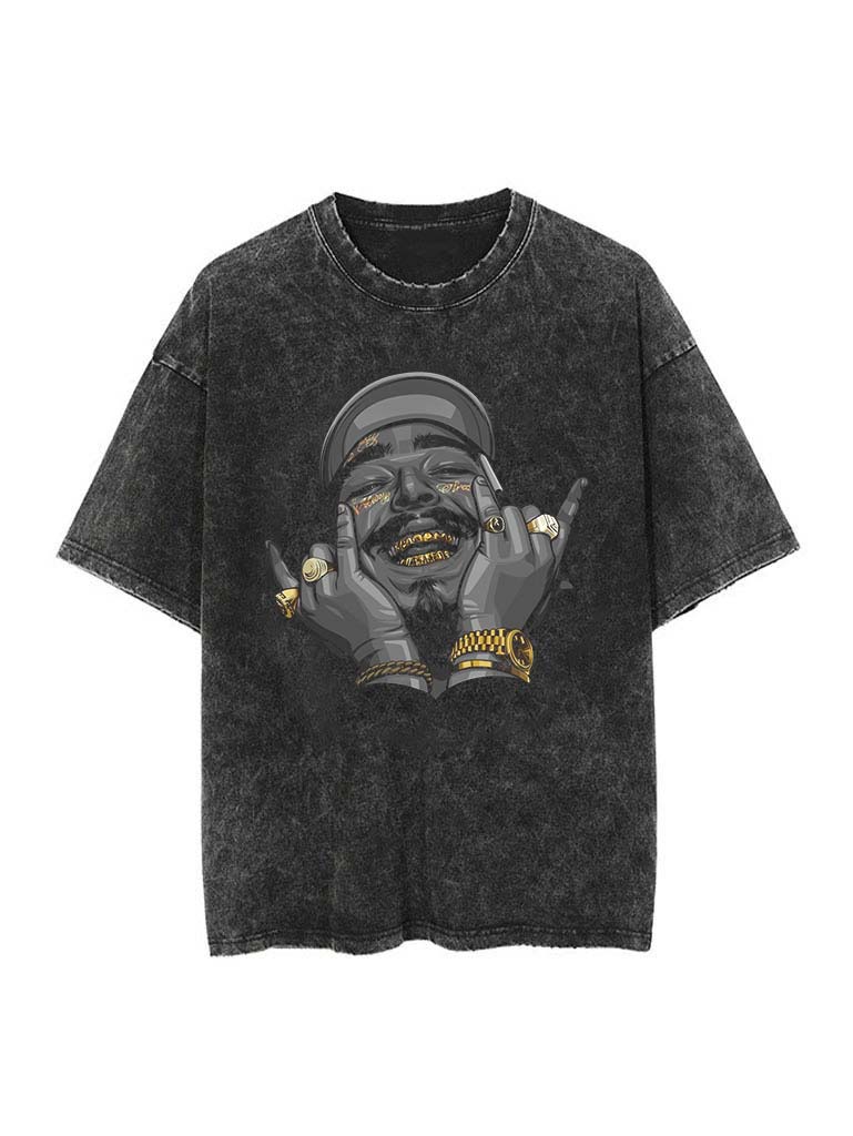 Post Malone Blackout Vintage Tee