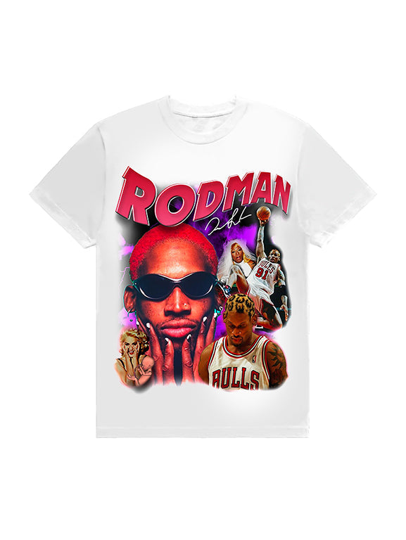 Dennis Rodman White Tee