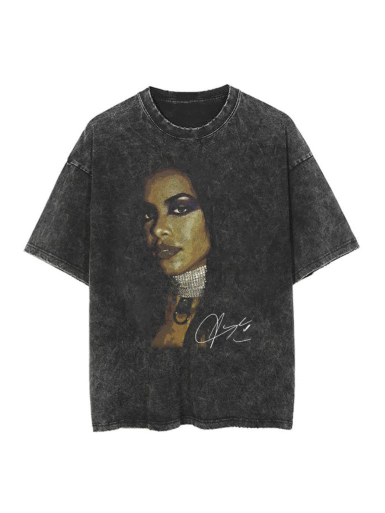 Aaliyah Princess Vintage Tee